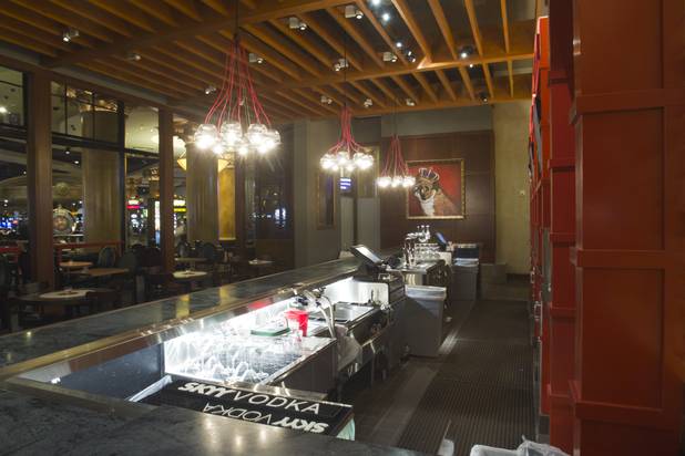 A view of the Gordon Ramsay Pub & Grill in Caesars Palace Monday, Dec. 17, 2012.