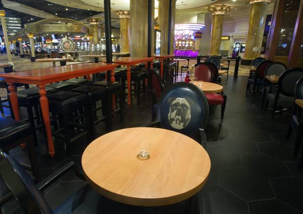 A view of the Gordon Ramsay Pub & Grill in Caesars Palace Monday, Dec. 17, 2012.