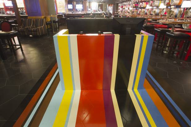 A view of the Gordon Ramsay Pub & Grill in Caesars Palace Monday, Dec. 17, 2012.