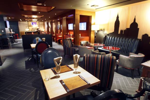A view of the Gordon Ramsay Pub & Grill in Caesars Palace Monday, Dec. 17, 2012.
