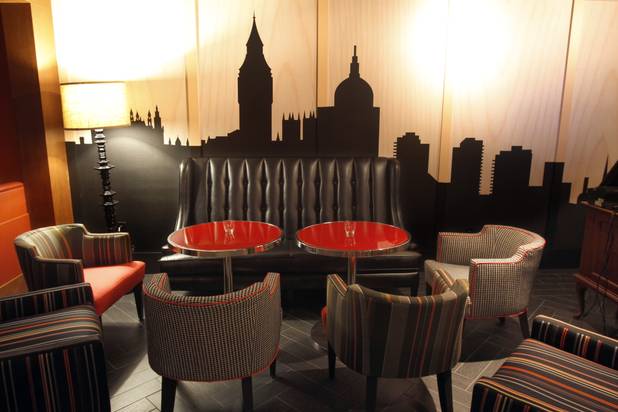 A view of the Gordon Ramsay Pub & Grill in Caesars Palace Monday, Dec. 17, 2012.