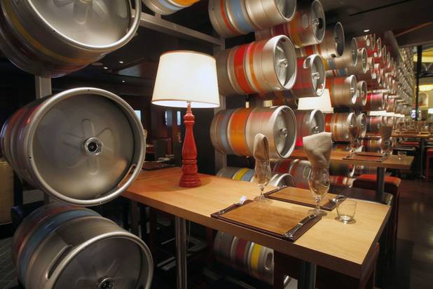 A view of the Gordon Ramsay Pub & Grill in Caesars Palace Monday, Dec. 17, 2012.