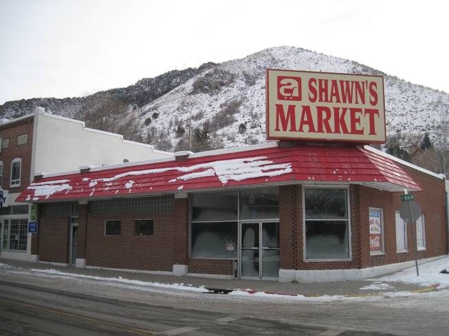 The first of two locations for Shawn's Market in Lava Hot Springs.