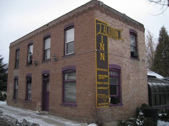 The old Aladdin Inn, which has not been imploded, is one of Dad's buildings.