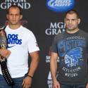 Junior Dos Santos and Cain Velasquez at UFC155 News Conference