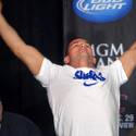 Junior Dos Santos and Cain Velasquez at UFC155 News Conference