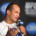Junior Dos Santos and Cain Velasquez at UFC155 News Conference