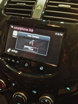 MyLink, which connects your cell phone to your car for voice commands, music and navigation, is one of the products on display at the 2013 International CES in Las Vegas.