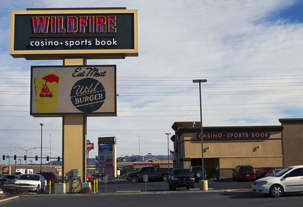 A exterior view of the Wildfire casino and sports book at the southwest corner of Sunset Road and Marks Street in Henderson Sunday, January 13, 2013.