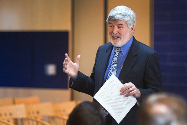 Child psychologist and author Michael Thompson speaks during a free parenting workshop at the Adelson Educational Campus in Summerlin Sunday, January 13, 2013.