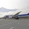 All Nippon Airways employees wave at a departing Boeing 787 Dreamliner during the airline's launch of a nonstop flight from San Jose to Tokyo at the San Jose International Airport in San Jose, Calif., on Jan. 11, 2013. 