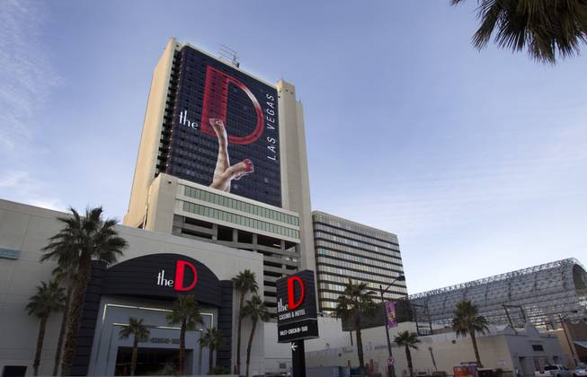 The exterior of the D Las Vegas hotel-casino in downtown Las Vegas Tuesday, Jan. 22, 2013. 