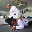 Karate master Dan Sawyer