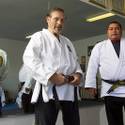Karate master Dan Sawyer
