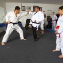 Karate master Dan Sawyer