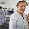 Karate master Dan Sawyer