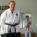 Karate master Dan Sawyer