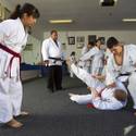 Karate master Dan Sawyer