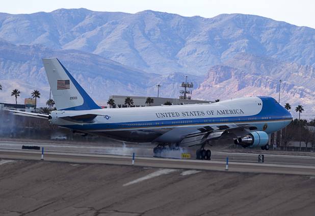 President Barack Obama arrives to kick off his public push for immigration reform in Las Vegas, Nevada Tuesday, Jan. 29, 2013.