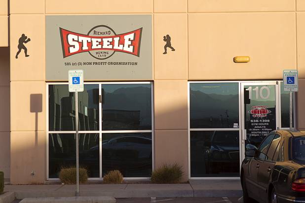 The Richard Steele Boxing Club at 2475 W. Cheyenne Ave in North Las Vegas Tuesday, Jan. 29, 2013.
