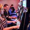 Tina Gonzalez of Las Vegas plays the slots at the Golden Gaming area inside a Vons Supermarket in Las Vegas on Friday, February  1, 2013.
