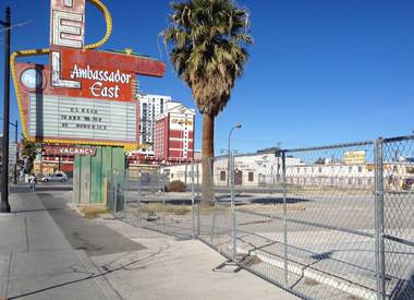 Organizers of the Life is Beautiful Festival want to use the Fremont East District acreage that formerly was the home of the Ambassador East motel for a two-day event in October that melds music, food and art.