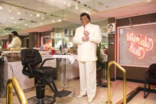 Neil Scartozzi owns and operates Celebrity Club, a salon located inside the Riviera, Tuesday, Feb. 5, 2013.