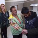 Maria Cuomo Cole visits HELP Las Vegas Apartments