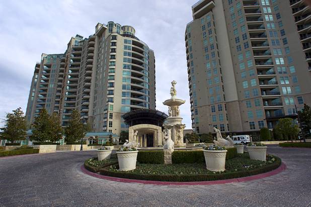 A view of One Queensridge Place, a luxury condo development near Summerlin, Tuesday, Feb. 19, 2013. The development is starting to see sales pick up after falling to almost nothing during the recession.