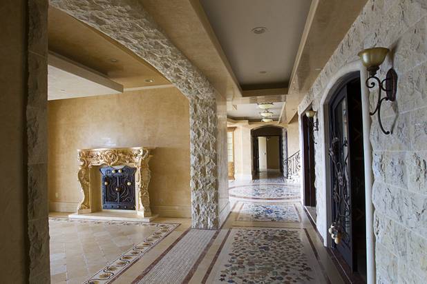 A hallway in a penthouse at One Queensridge Place, a luxury condo development near Summerlin, Tuesday, Feb. 19, 2013. The development is starting to see sales pick up after falling to almost nothing during the recession.