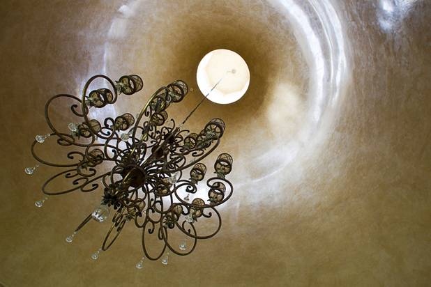 A view looking up into the dome of a penthouse at One Queensridge Place, a luxury condo development near Summerlin, Tuesday, Feb. 19, 2013. The development is starting to see sales pick up after falling to almost nothing during the recession.