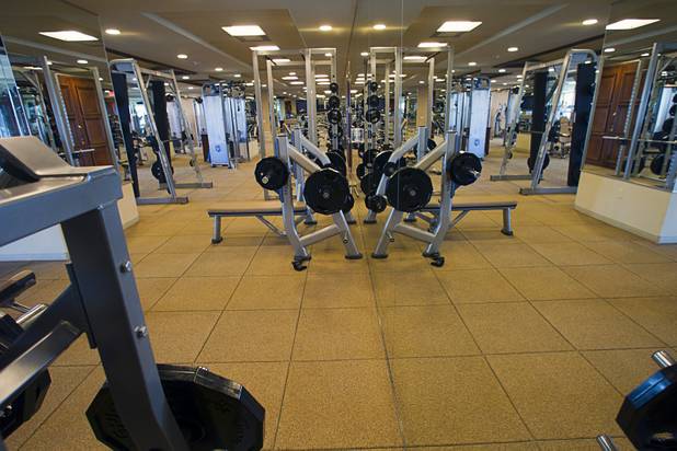 A view of the fitness center at One Queensridge Place, a luxury condo development near Summerlin, Tuesday, Feb. 19, 2013. The development is starting to see sales pick up after falling to almost nothing during the recession.