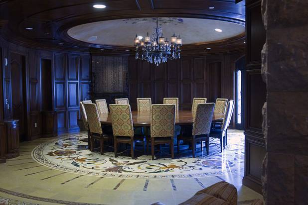 A common entertainment area is shown at One Queensridge Place, a luxury condo development near Summerlin, Tuesday, Feb. 19, 2013. The development is starting to see sales pick up after falling to almost nothing during the recession.