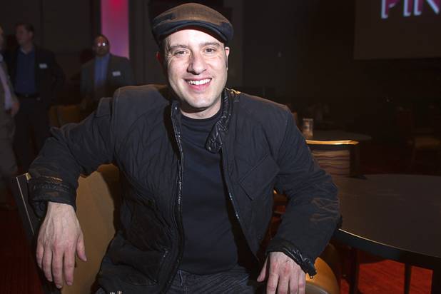 Band leader and trumpet player David Perrico after a media preview of "Pin Up," a new show at the Stratosphere, Monday, Feb. 25, 2013. The show, featuring Claire Sinclair, Playboy's 2011 Playmate of the Year, is scheduled to open March 2.