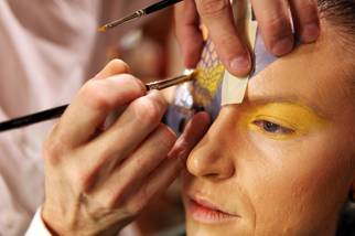 Glitter, concealer and a wig: Making up a look for a new Cirque