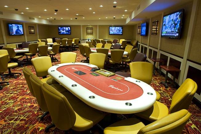 A view of the Poker Room at the Tropicana Tuesday, May 24, 2011. Last September, less than a year and a half after the room opened, the iconic casino quietly swapped out its green felt tables for slot machines.