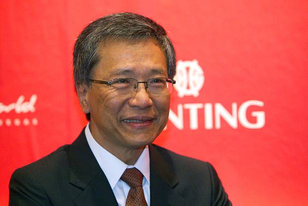 KT Lim, chairman/CEO of the Genting Group, is shown during a news conference at Steelman Design Monday, March 4, 2013. The Genting Group announced plans for Resorts World Las Vegas, a multi-billion dollar resort project to be built on the site of the stalled Echelon project.