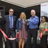 Executives and invited guests cut a ribbon during the opening of the BMM Testlabs new world headquarters in Las Vegas, Thursday, March 7, 2013. From left are Wendy Anderson, vice president of group marketing; Mike Dreitzer, COO of BMM Americas; Sandra Storm with her husband, Martin Storm, BMM global president and CEO; Sonia Joya, representing Nevada Gov. Brian Sandoval, and Clark County Commissioner Steve Sisolak. BMM employs more than 200 people in 12 countries and operates 11 gaming labs, serving more than 400 gaming jurisdictions.