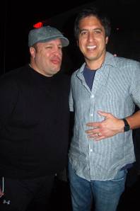Kevin James and Ray Romano, a comedy tag team at Jet.