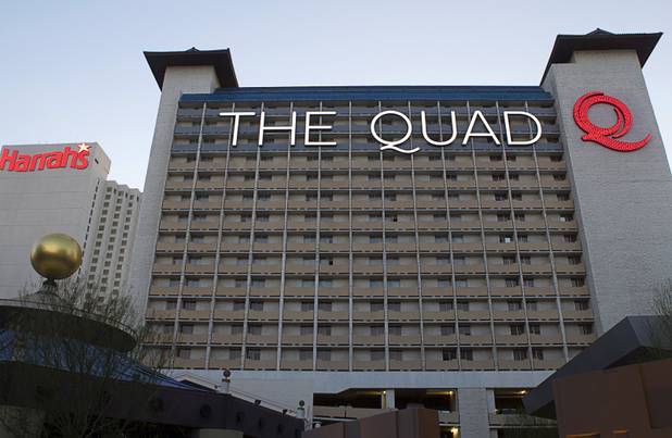 An exterior view of the Quad, formerly the Imperial Palace, Monday, March 11, 2013.