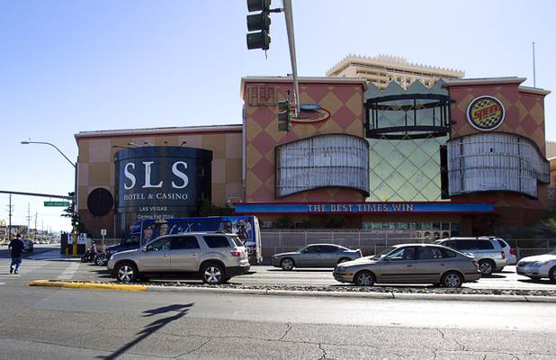 A view of the SLS Las Vegas resort, formerly the Sahara, at Sahara Avenue and Las Vegas Boulevard South Wednesday, March 13, 2013. The renovated resort is expected to open in the fall of 2014.