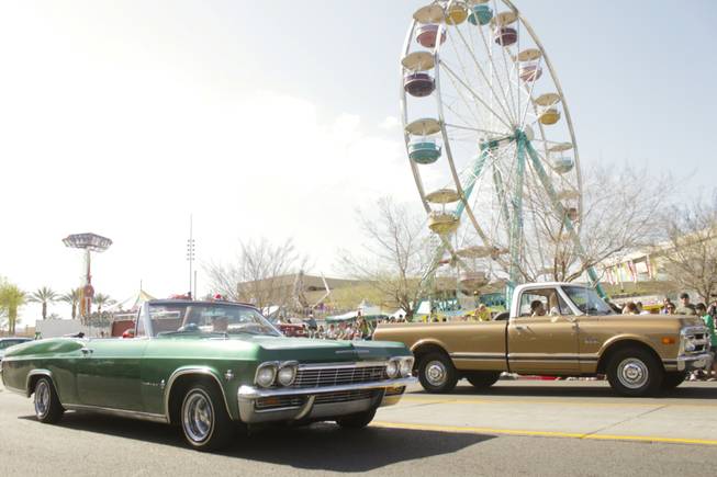 A classic car show followed the St. Patrick's Day Parade in downtown Henderson, Saturday, Mar. 16, 2013.