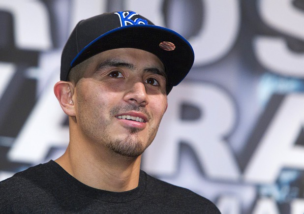 Light welterweight boxer Brandon Rios speaks during a final news conference at the Mandalay Bay Thursday, March 28, 2013. Rios meets Mike Alvarado for a rematch at the Mandalay Bay Events Center Saturday.