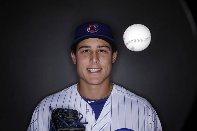 This is a 2013 photo of Anthony Rizzo of the Chicago Cubs. 