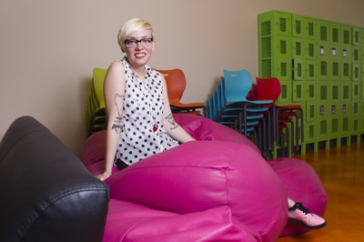 Program Director Mel Goodwin poses at the Gay and Lesbian Community Center of Southern Nevada, 401 S. Maryland Pkwy, Monday, April 1, 2013. There will be a grand opening for the center on Saturday, April 6, from 10 a.m. to 4 p.m. 
