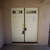 The front door of a vacant home is shown in North Las Vegas, April 2, 2013. 
