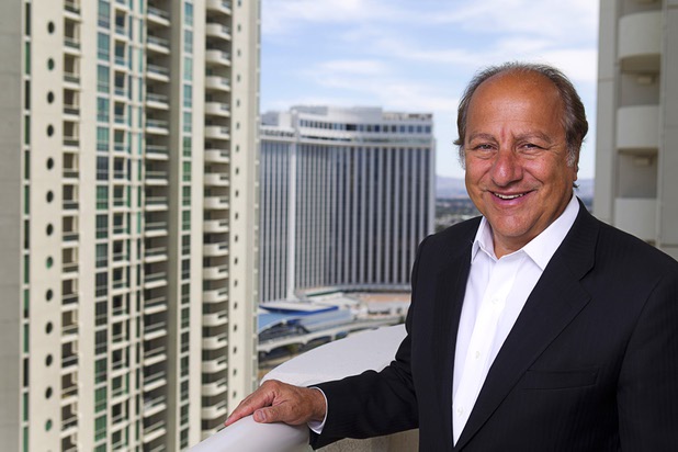 Entrepreneur Byron Georgiou poses at his office in Las Vegas, April 3, 2013. Georgiou and others are working on a plan to help Las Vegas residents with underwater mortgages.