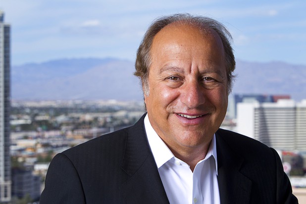 Entrepreneur Byron Georgiou poses at his office in Las Vegas, April 3, 2013. Georgiou and others are working on a plan to help Las Vegas residents with underwater mortgages.