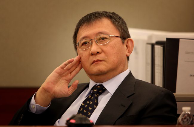 Hong Kong businessman Richard Suen testifies Monday, April 8 , 2013 at Clark County Regional Justice Center. Suen claims  Las Vegas Sands owes him $328 million for his help in winning a gambling license in Macau.