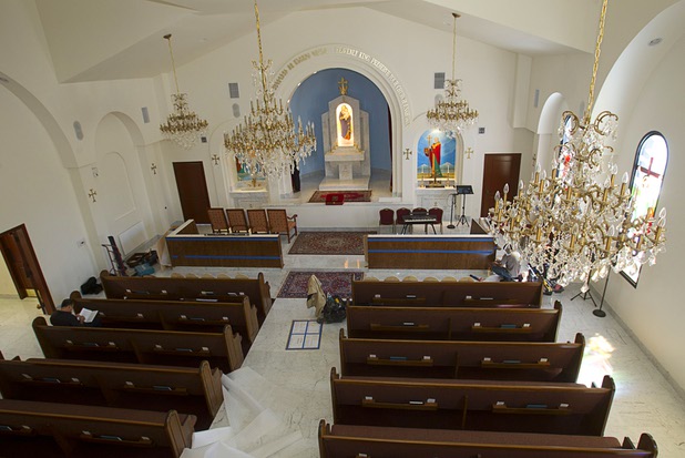 A view of the sanctuary at St. Garabed Armenian Apostolic Church of Las Vegas on East Desert Inn Road Tuesday, April 9, 2013. The church is nearing completion and is scheduled to be consecrated this weekend by Western Prelate Archbishop Moushegh Mardirossian.